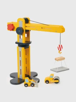 Little Builder Toddler Yellow Crane Toy