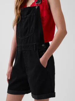 Loose Denim Shortalls