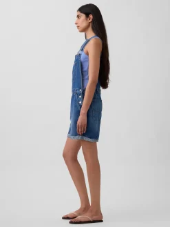 Loose Denim Shortalls