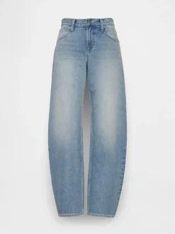 Low Rise Barrel Jeans