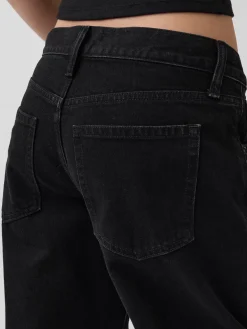 Low Rise Barrel Jeans