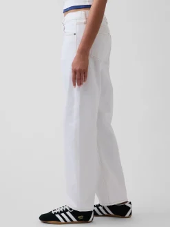 Low Rise Barrel Jeans
