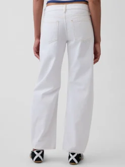 Low Rise Barrel Jeans