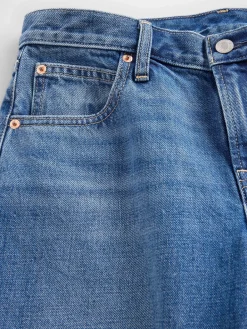 Low Rise Barrel Jeans