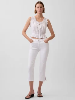Low Rise Capri Jeans