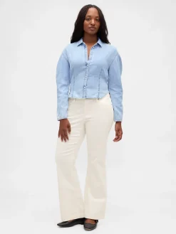 Low Rise Corduroy Long & Lean Pants