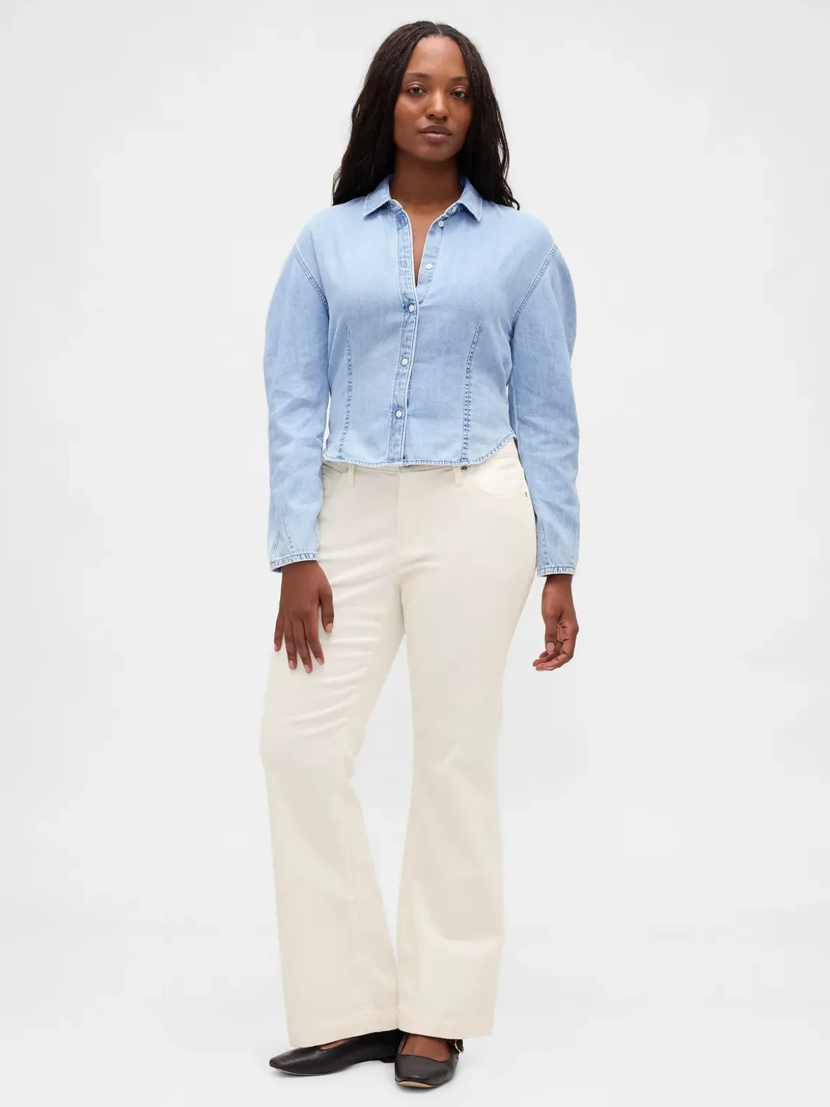 Low Rise Corduroy Long & Lean Pants