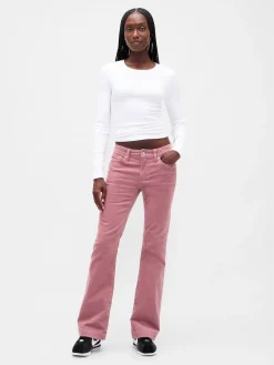 Low Rise Corduroy Long & Lean Jeans