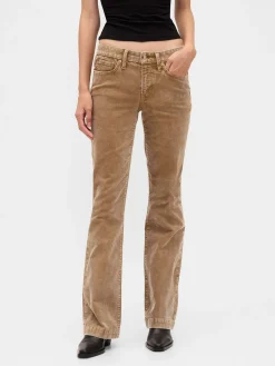 Low Rise Corduroy Long & Lean Pants