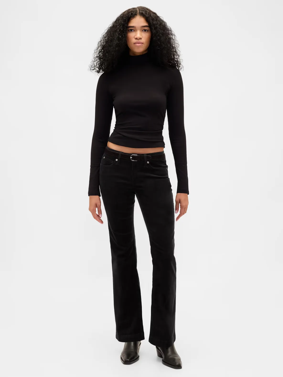 Low Rise Corduroy Long & Lean Pants