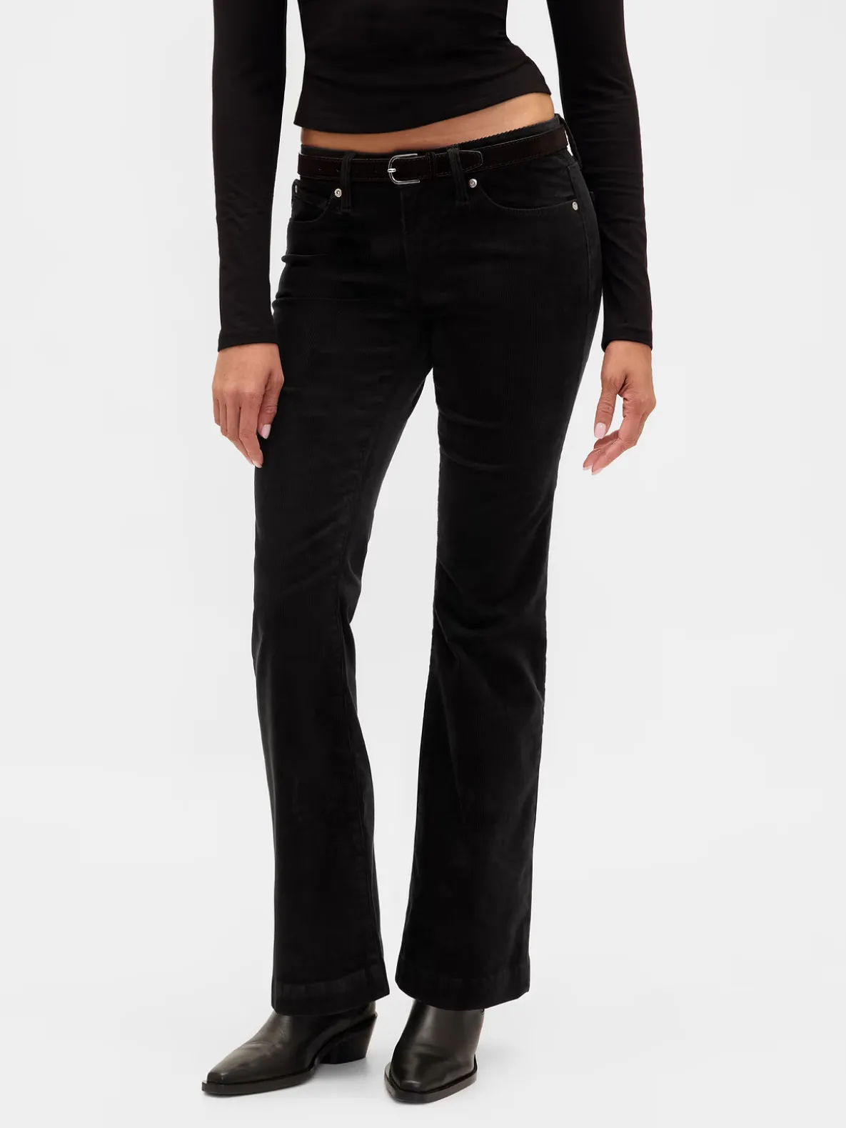 Low Rise Corduroy Long & Lean Pants