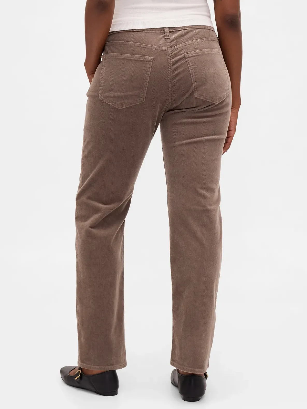 Low Rise Corduroy '90s Slim Straight Pants