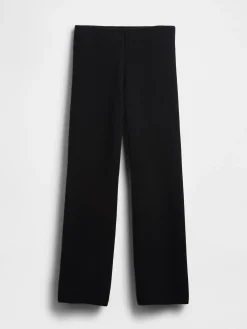 Low Rise Cotton-Blend Boot Sweater Pants