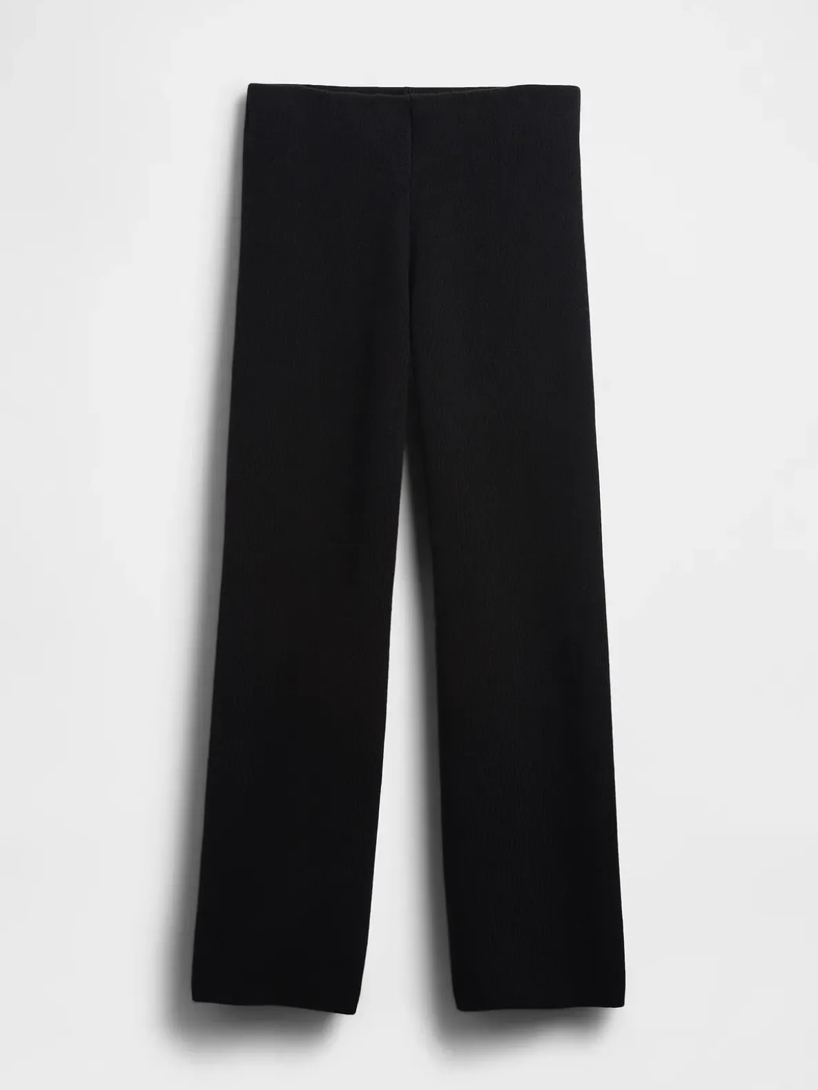 Low Rise Cotton-Blend Boot Sweater Pants