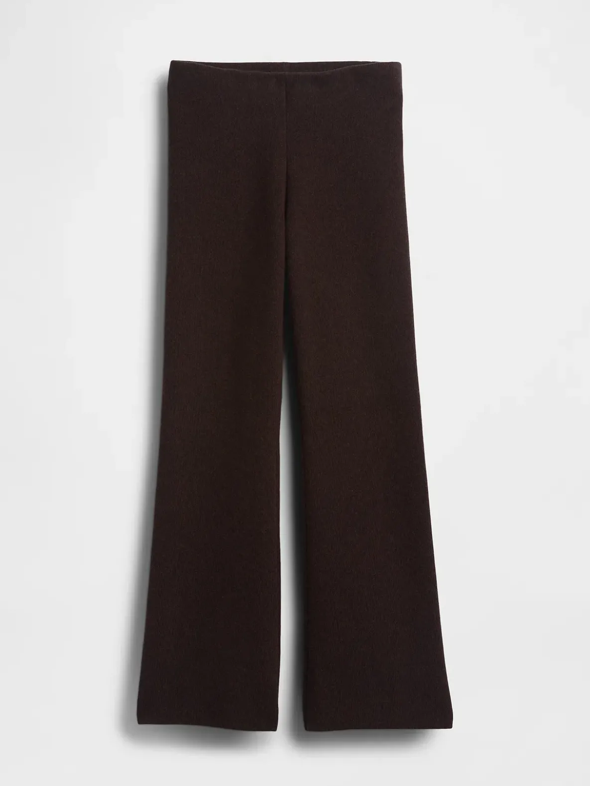 Low Rise Cotton-Blend Boot Sweater Pants
