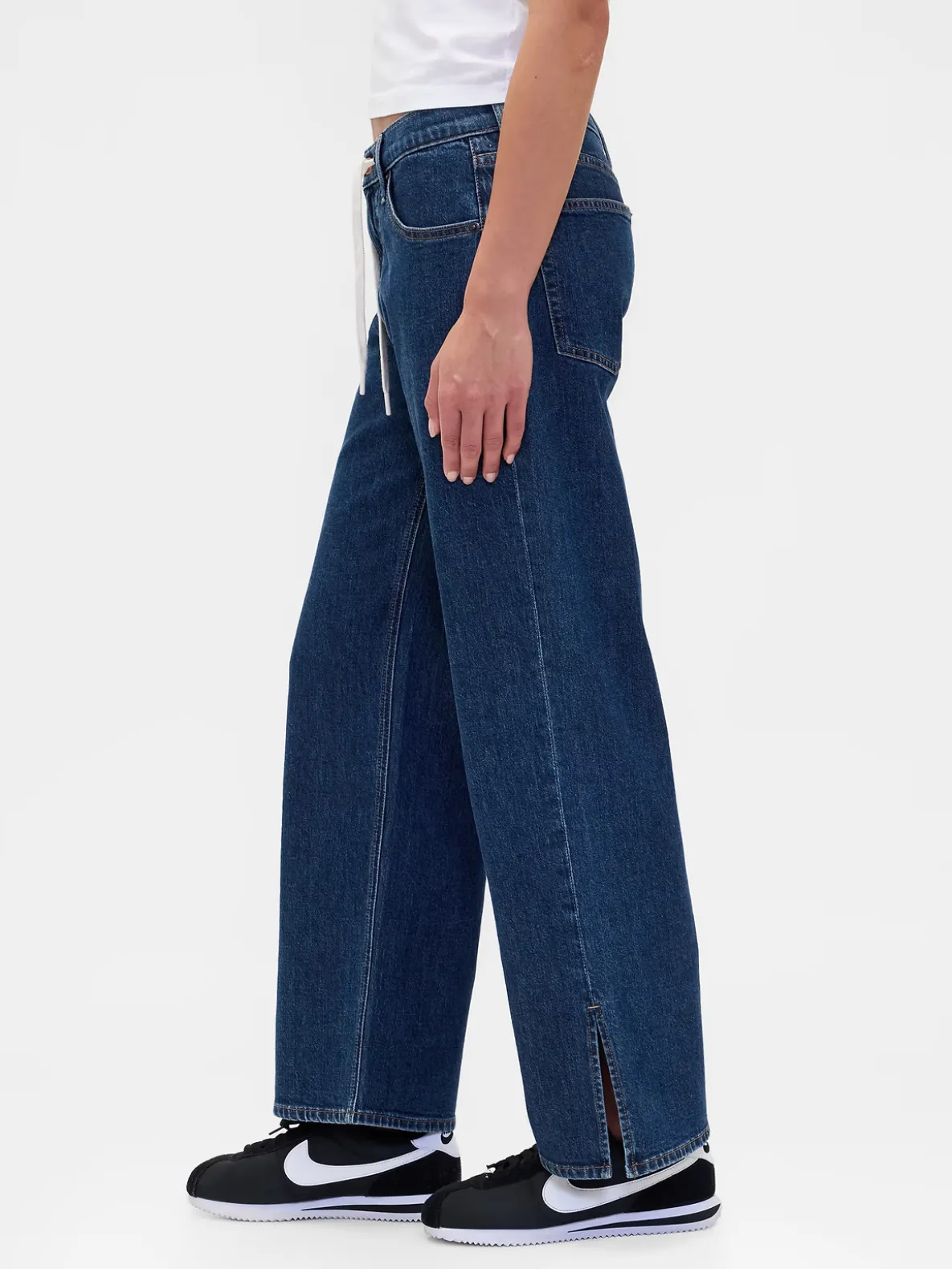 Low Rise Drawcord '90s Loose Jeans