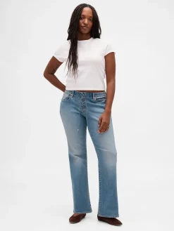 Low Rise Long & Lean Lace-Up Jeans