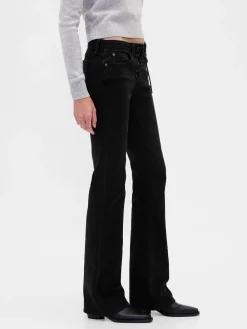 Low Rise Long & Lean Lace-Up Jeans