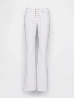 Low Rise Long & Lean Lace-Up Jeans