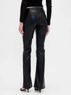 Low Rise Recycled Vegan Leather Long & Lean Pants