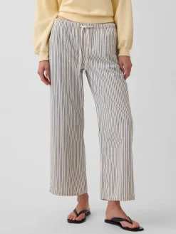 Low Rise '90s Loose Easy Crop Stripe Jeans