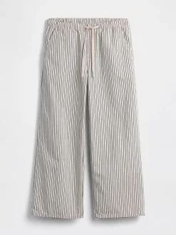 Low Rise '90s Loose Easy Crop Stripe Jeans