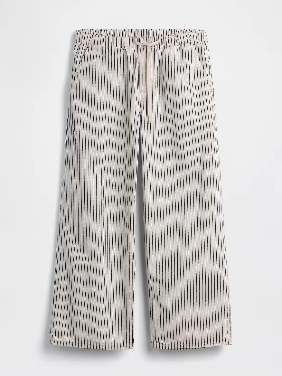 Low Rise '90s Loose Easy Crop Stripe Jeans