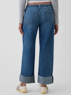 Low Rise '90s Loose Easy Crop Jeans