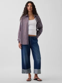 Low Rise '90s Loose Easy Crop Jeans