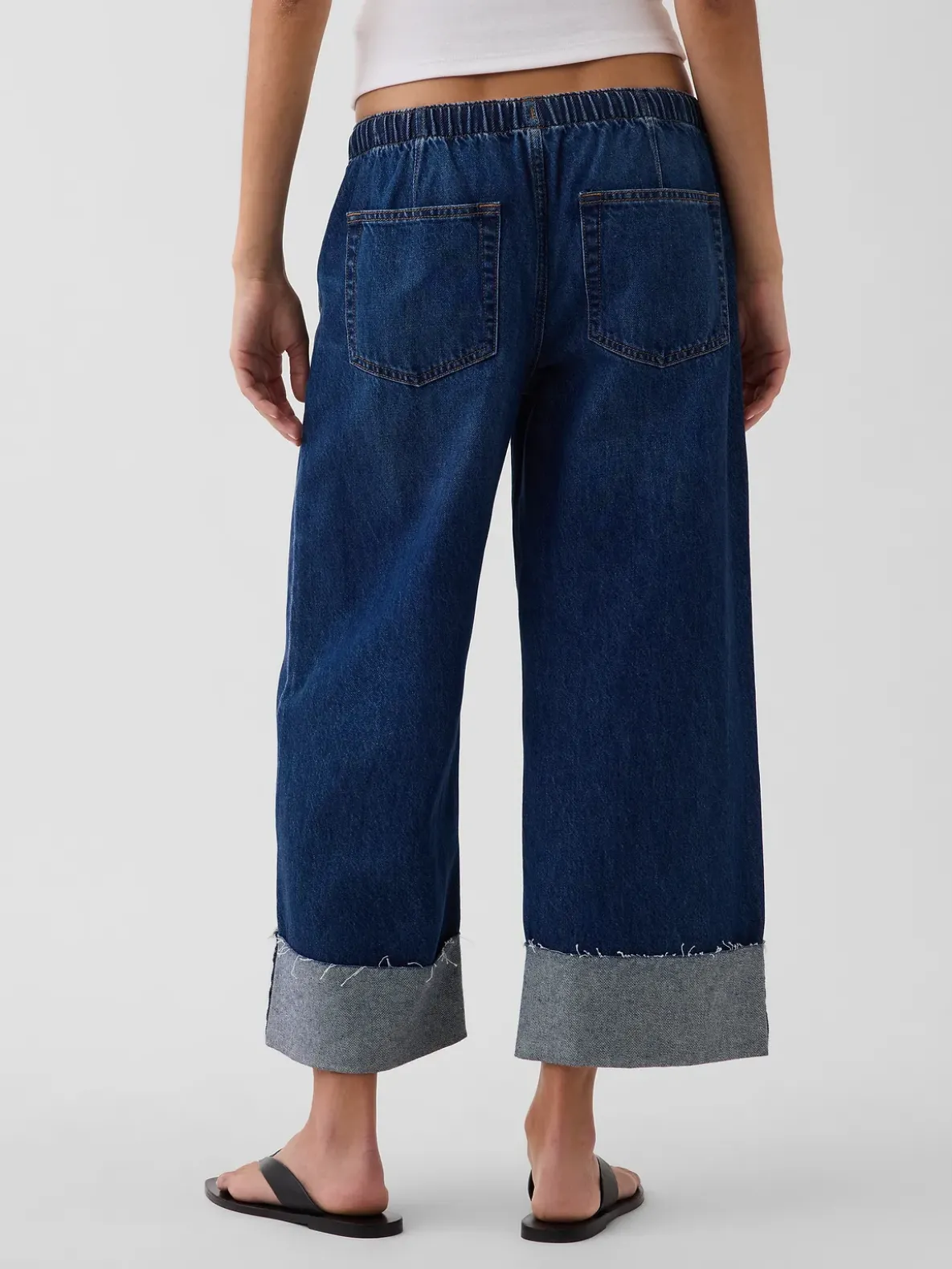 Low Rise '90s Loose Easy Crop Jeans