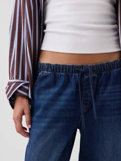 Low Rise '90s Loose Easy Crop Jeans