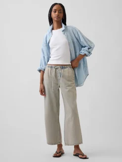 Low Rise '90s Loose Easy Crop Jeans