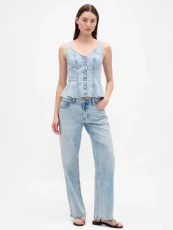 Low Rise '90s Loose Jeans