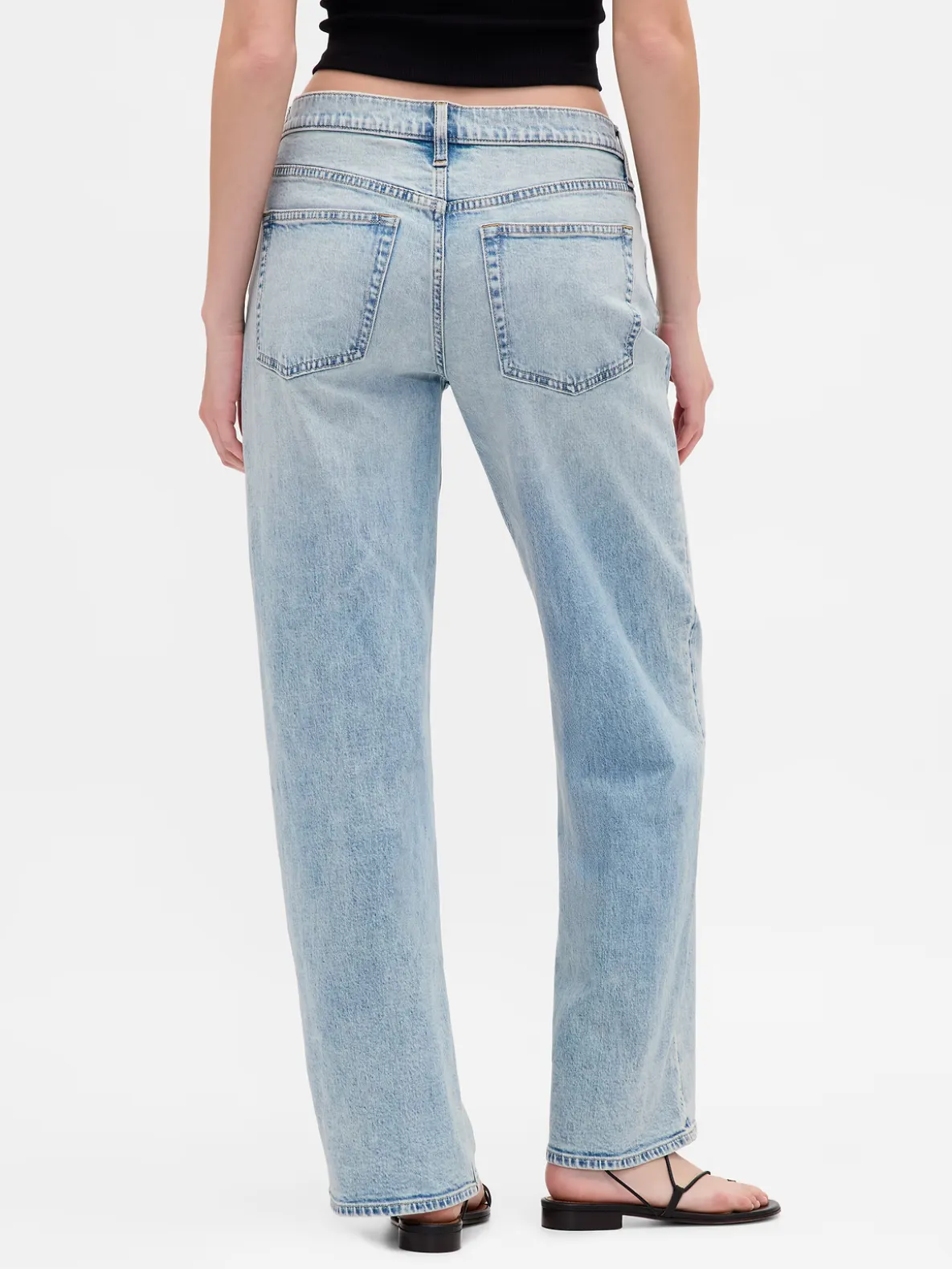 Low Rise '90s Loose Jeans