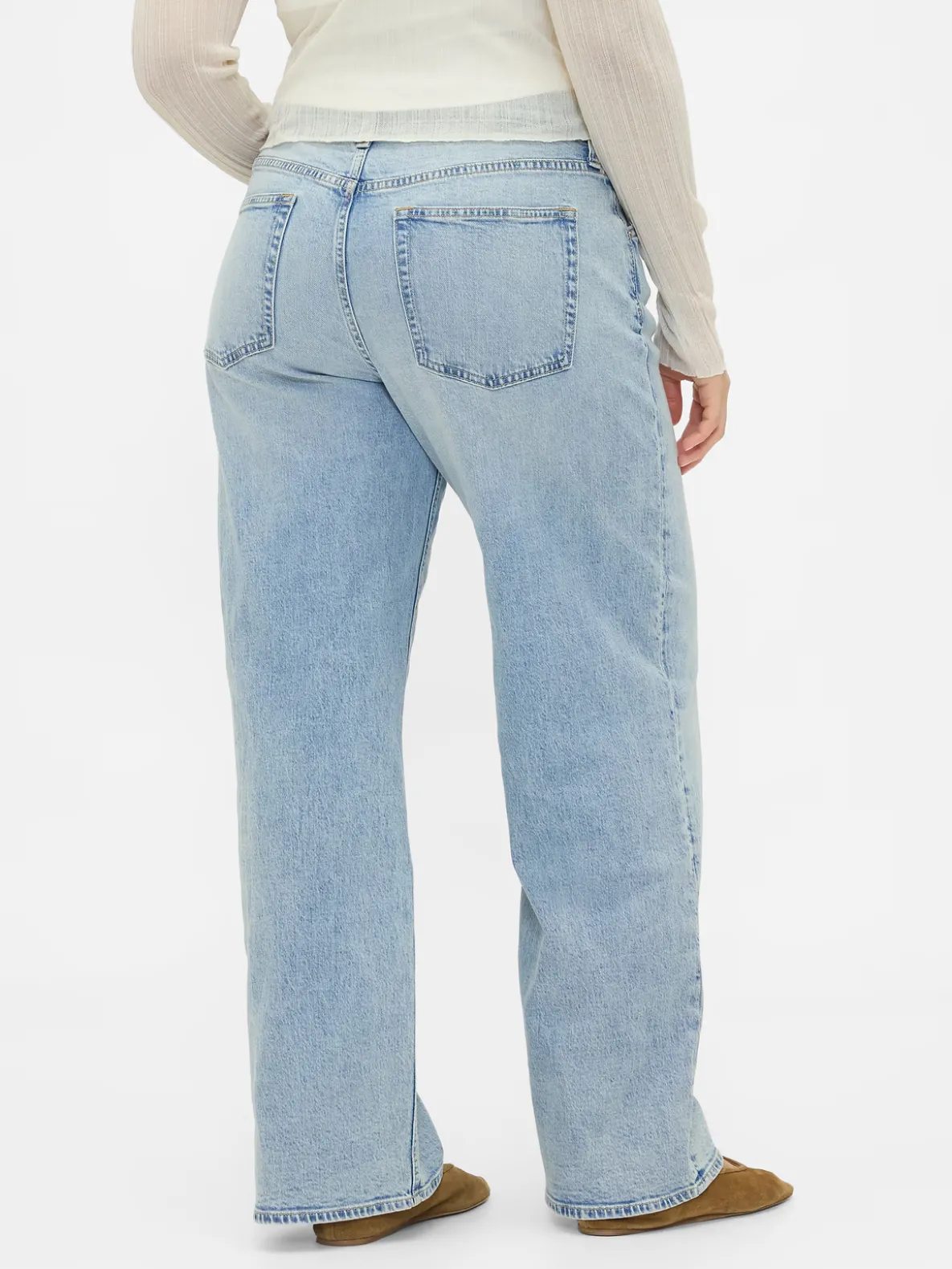 Low Rise '90s Loose Jeans