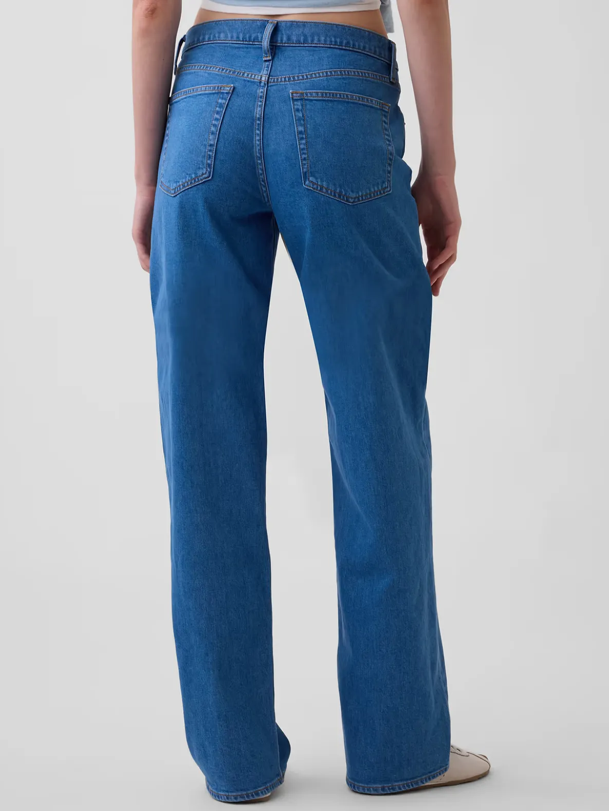 Low Rise '90s Loose Jeans
