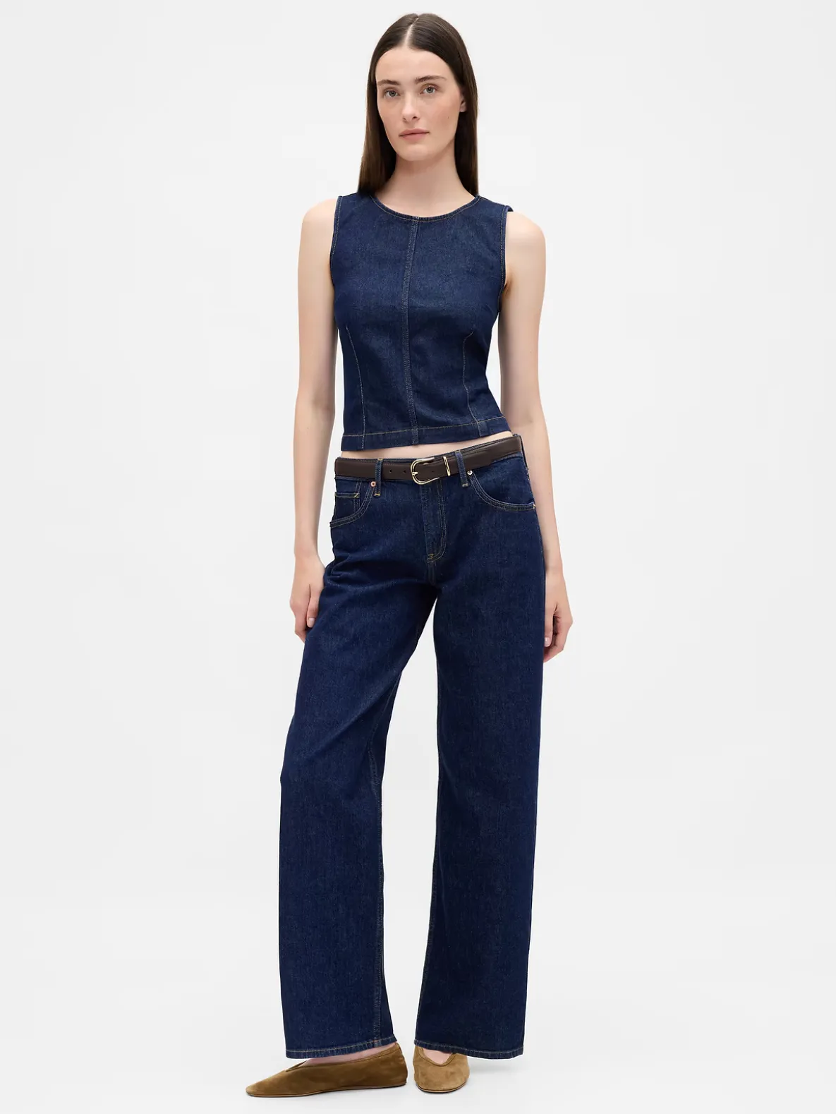 Low Rise '90s Loose Jeans