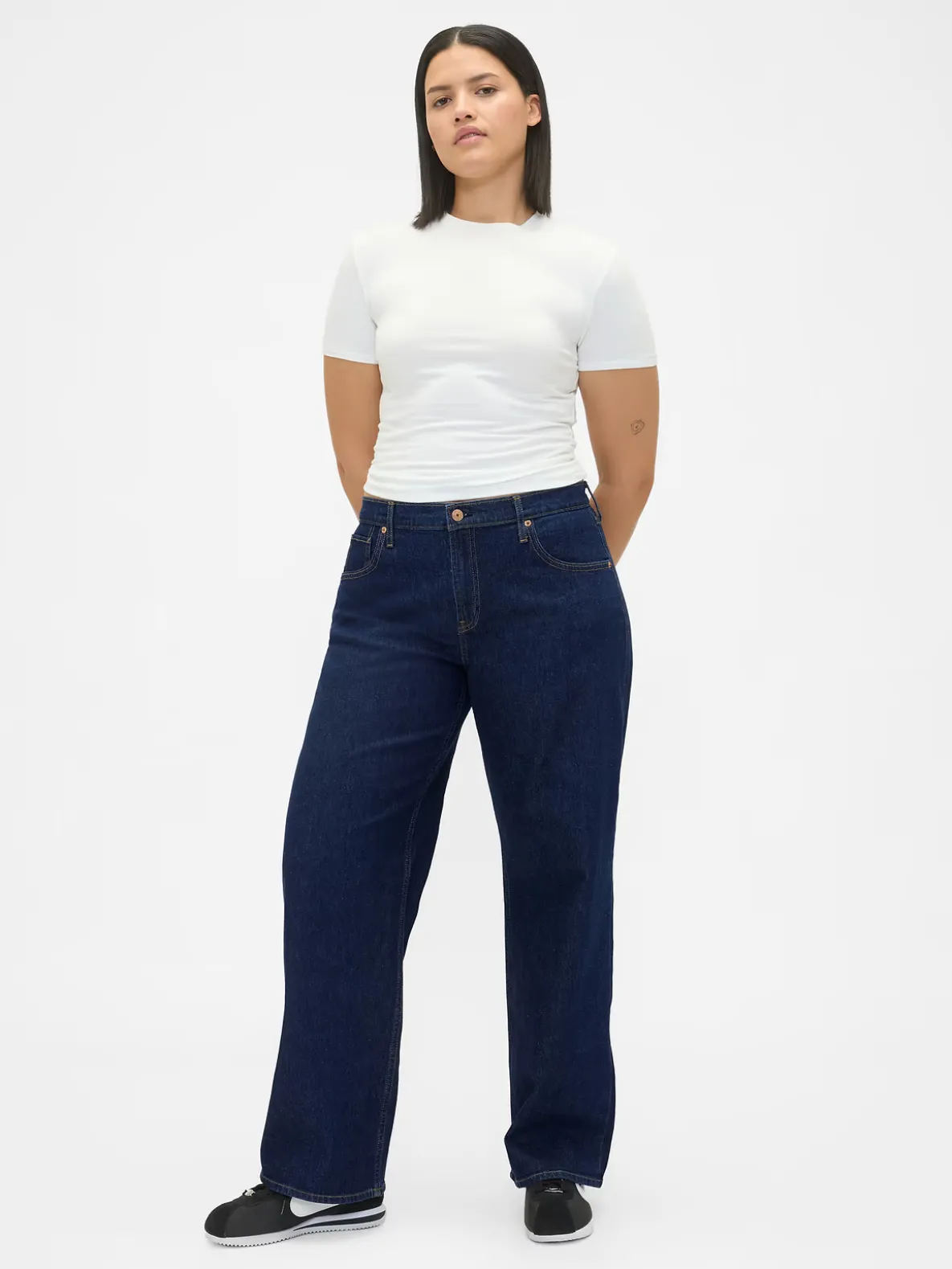 Low Rise '90s Loose Jeans