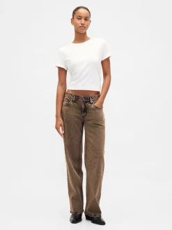 Low Rise '90s Loose Jeans