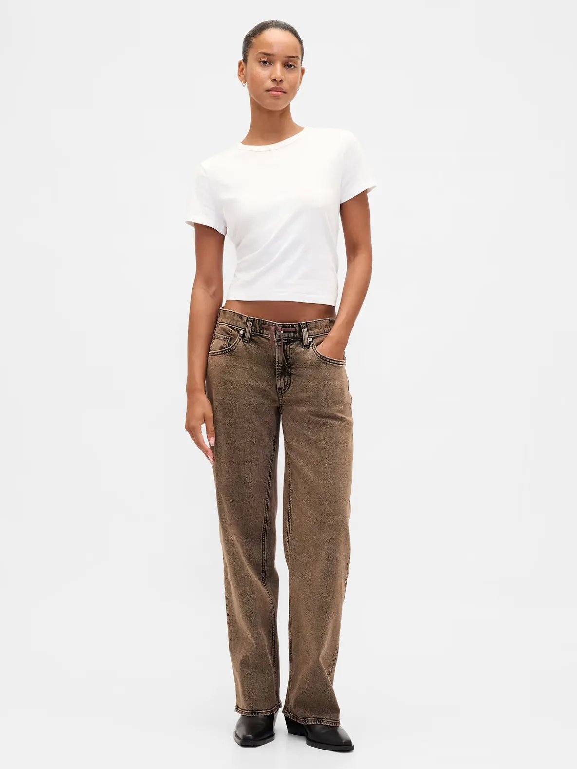 Low Rise '90s Loose Jeans