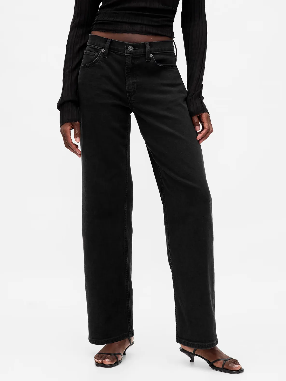 Low Rise '90s Loose Jeans