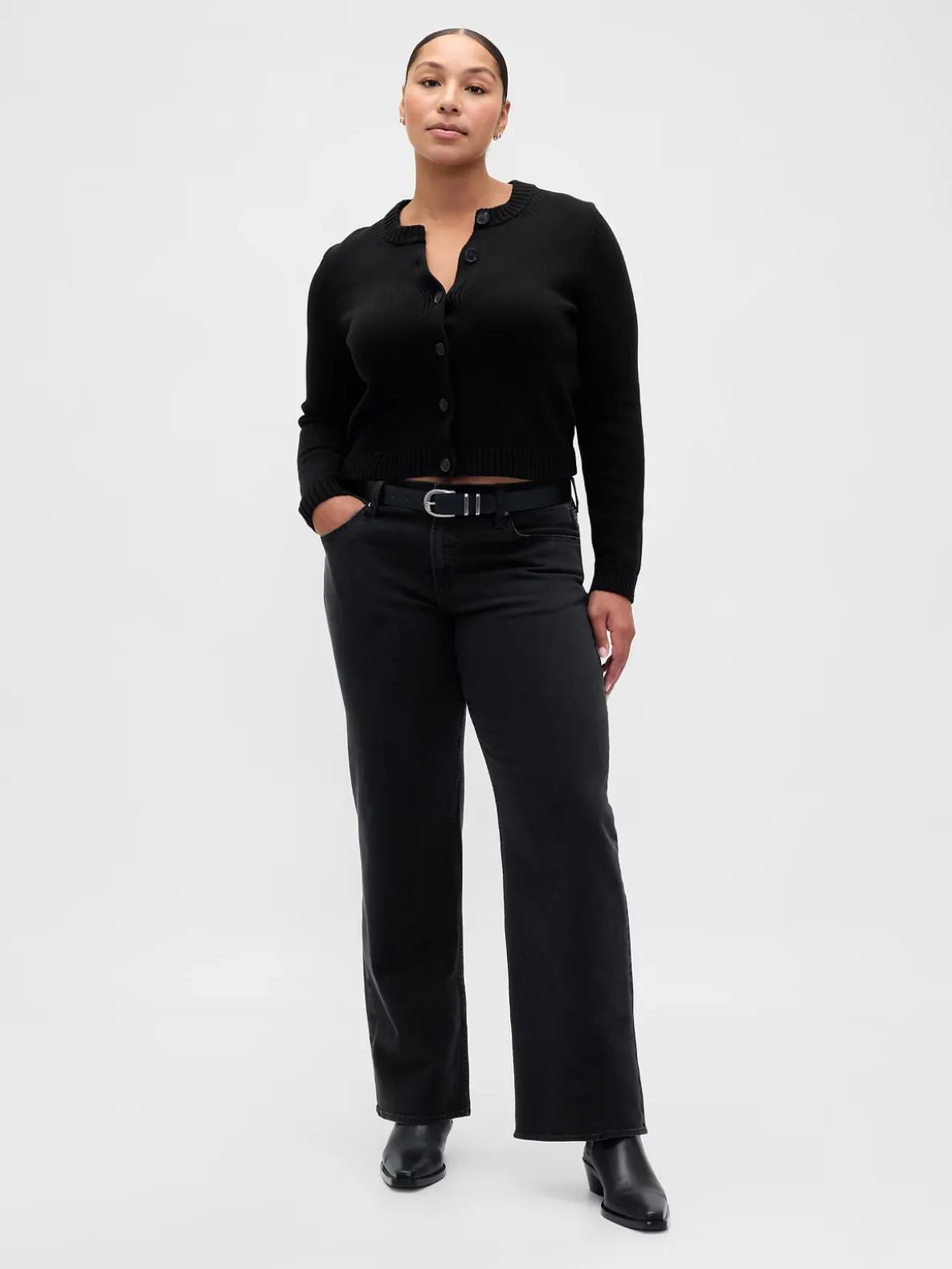 Low Rise '90s Loose Jeans