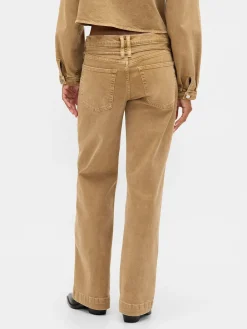 Low Rise '90s Loose Micro Belt Jeans