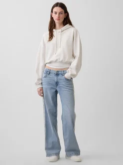 Low Rise '90s Loose Side Stripe Jeans