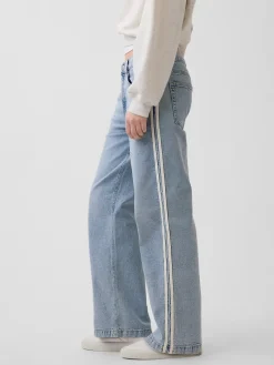 Low Rise '90s Loose Side Stripe Jeans