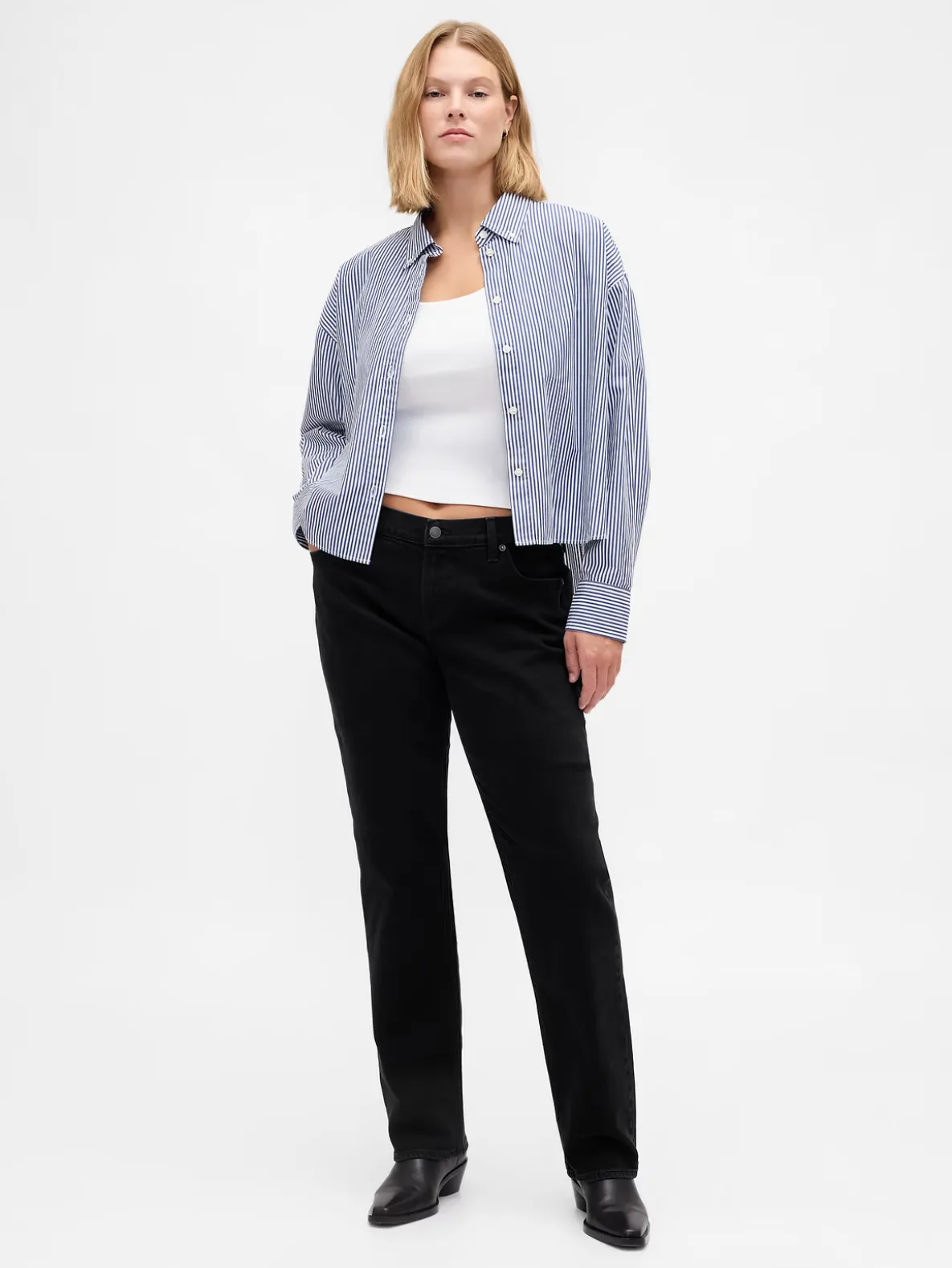 Low Rise '90s Slim Straight Jeans