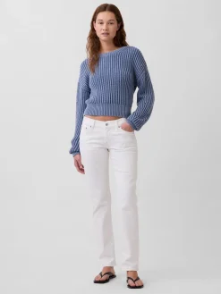 Low Rise '90s Slim Straight Jeans