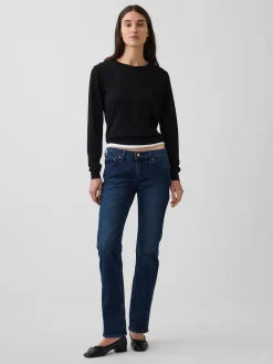 Low Rise '90s Slim Straight Jeans