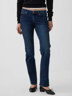 Low Rise '90s Slim Straight Jeans