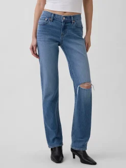 Low Rise '90s Slim Straight Jeans